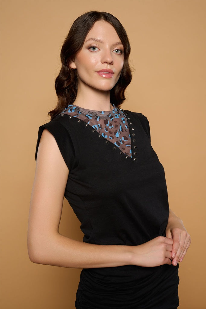Black Genetta top de Minueto