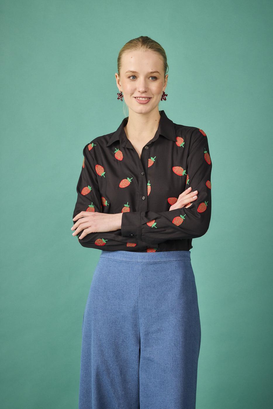 Camisa Budapest negro de Smile Vestidor