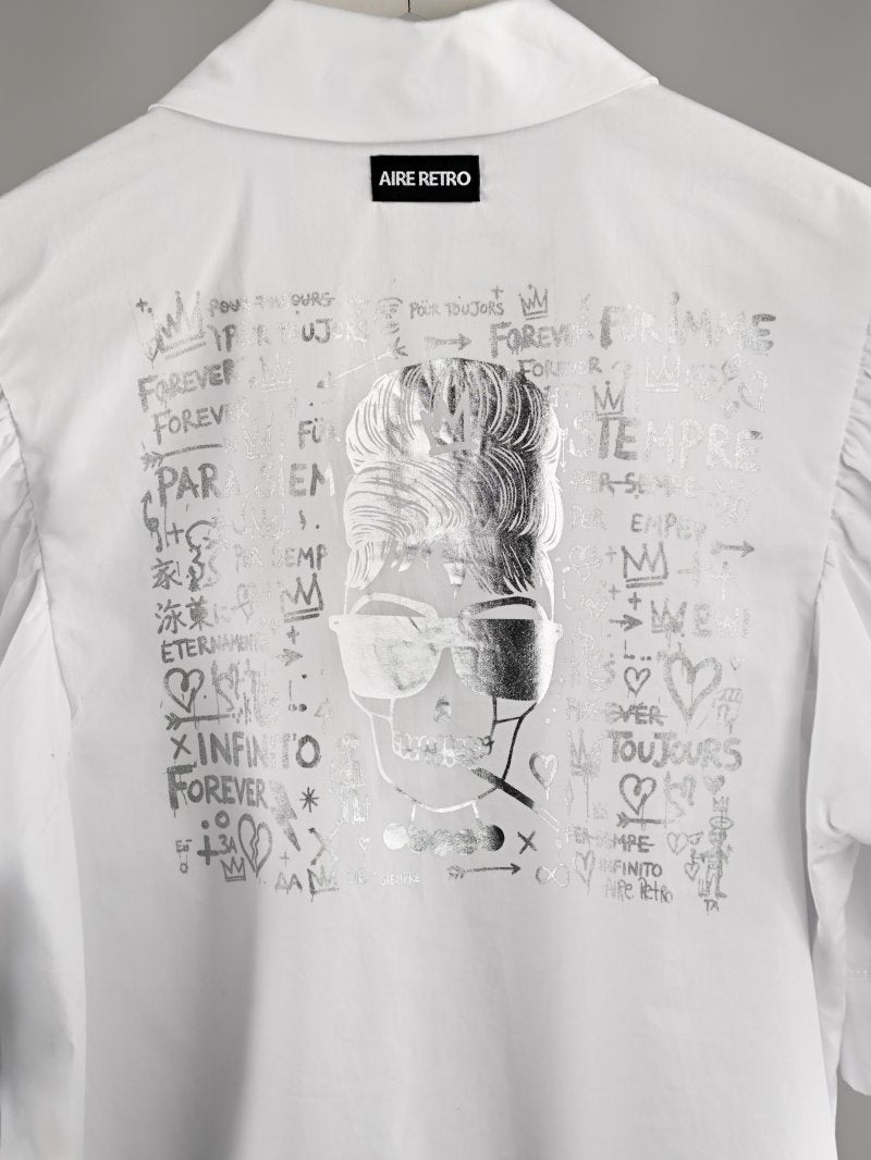 Camisa blanca Audrey de Aire Retro