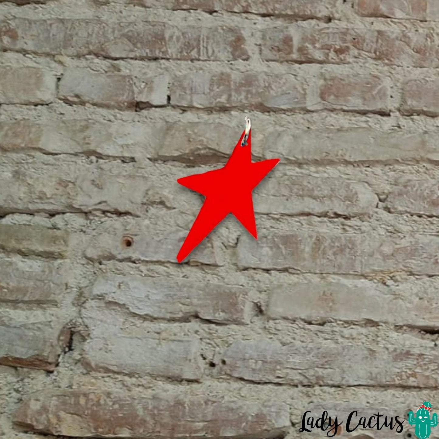 Charm Estrella Rojo Lady Cactus