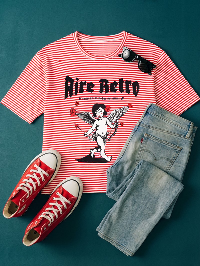 Prenda de algodón premium de la marca Aire Retro para mujer