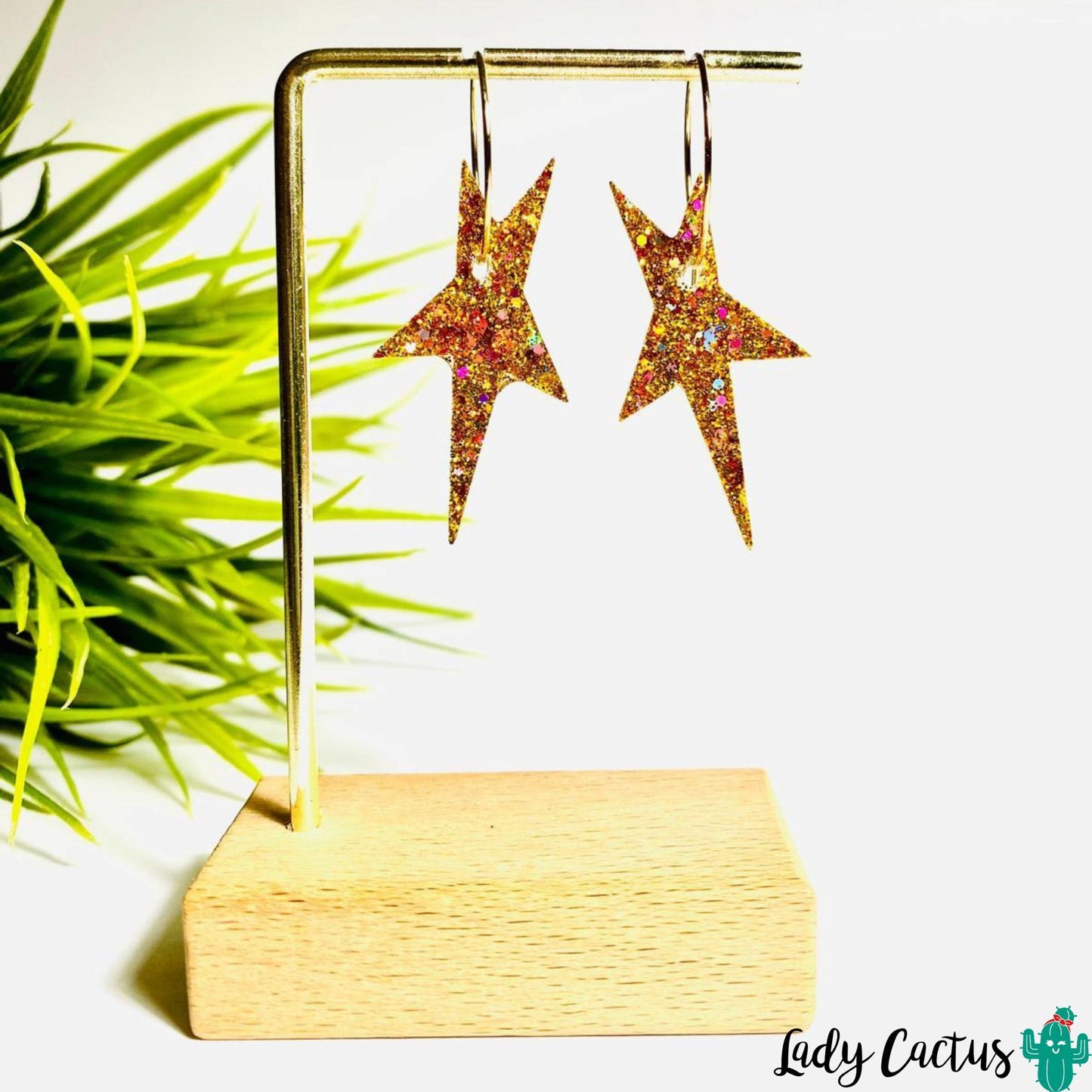 Pendientes Estrella Brillis Lady Cactus