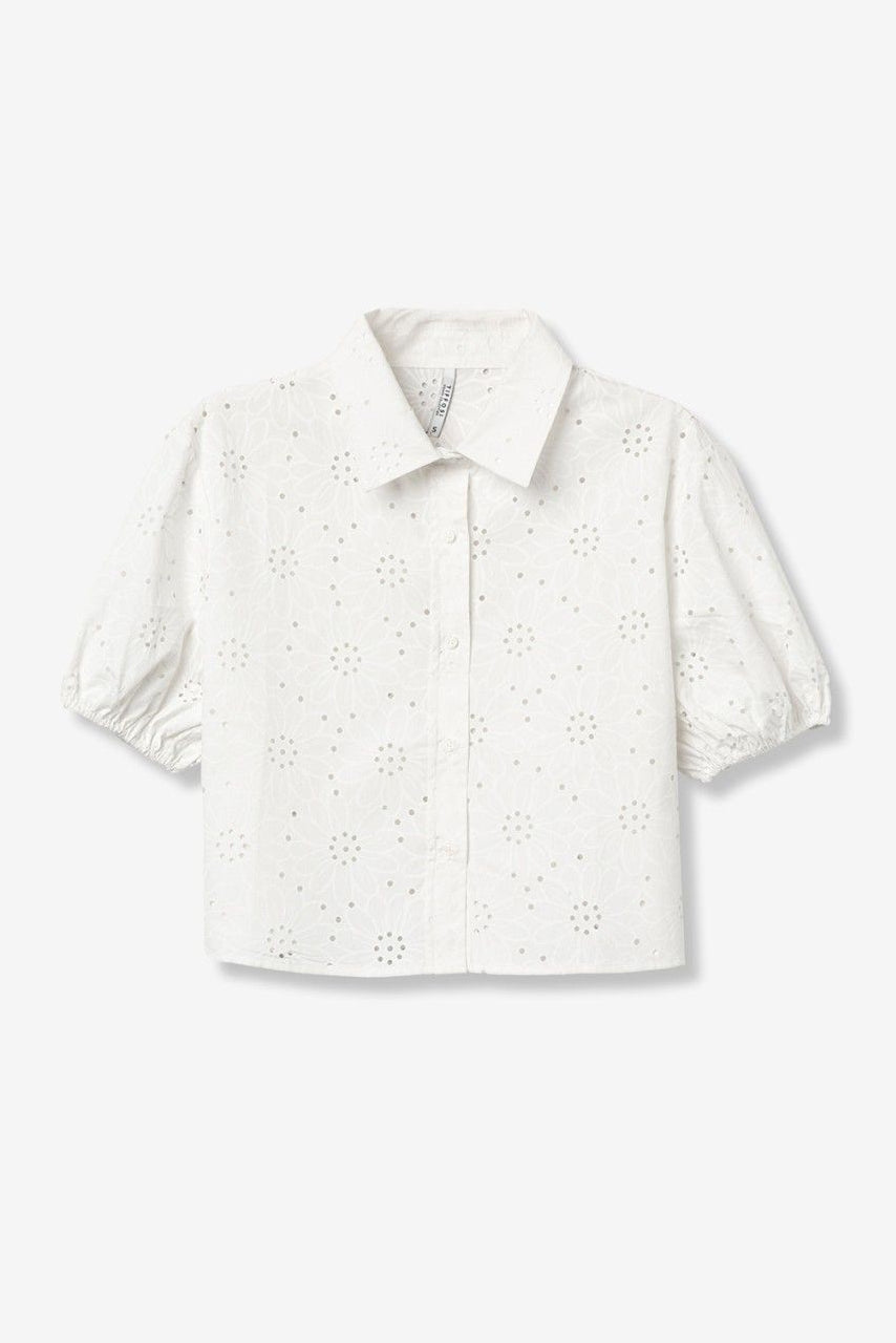 Blusa Carmelita blanca en Lady Cactus