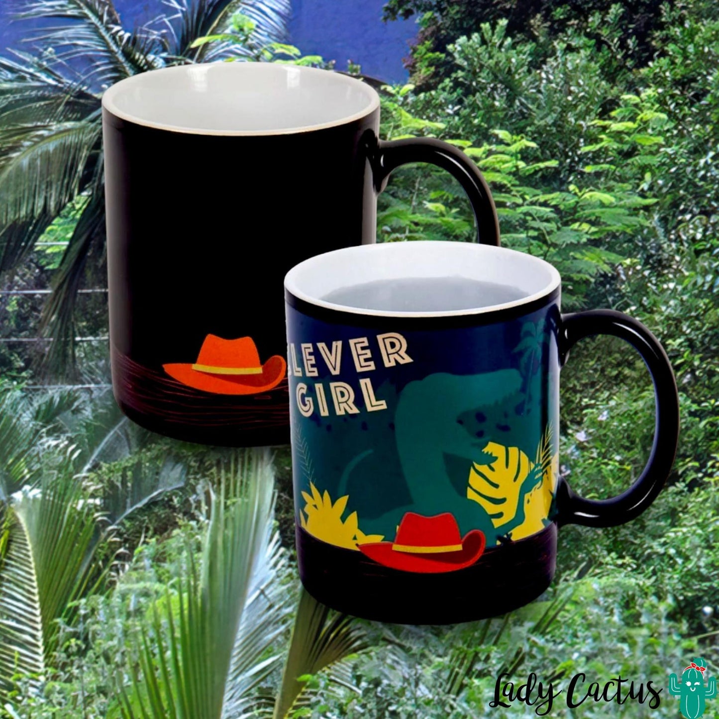Taza Termocambiable Jurassic Park Clever Girl
