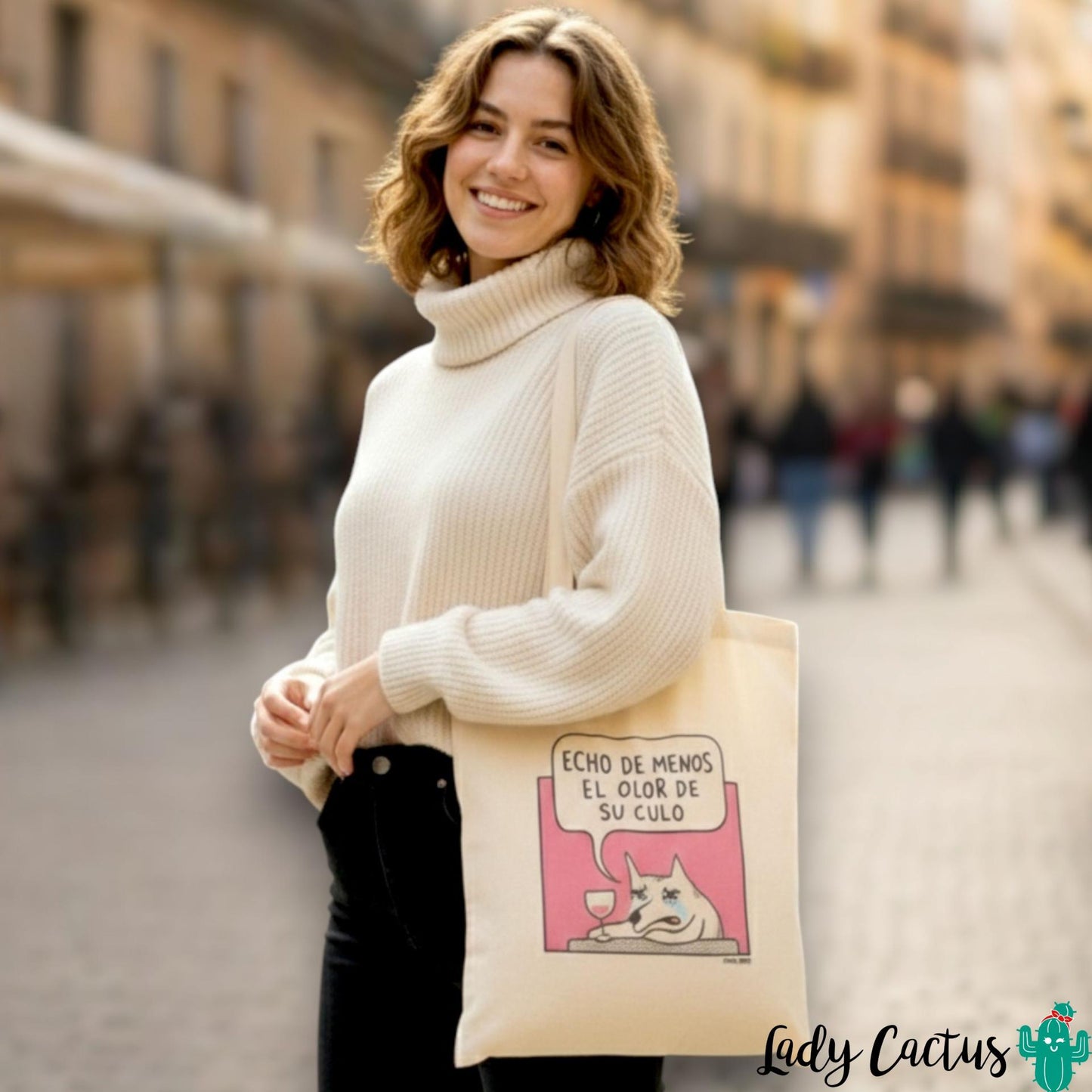 Tote Bag Echo de Menos María Gómez Lady Cactus