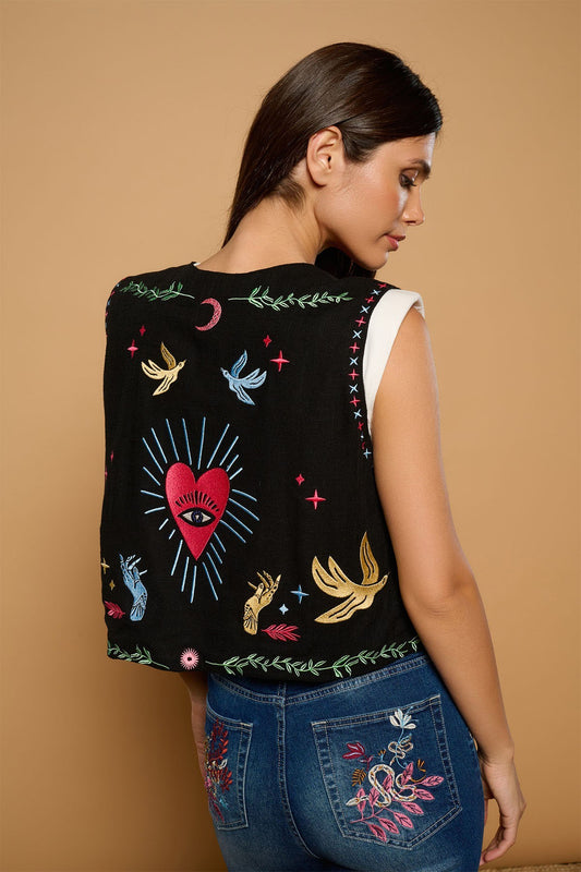 Chaleco con forro de algodón 100% transpirable