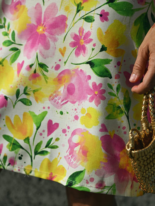 Vestido Floral "Salma" de Aire Retro