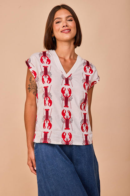 Blusa Langostas rojas de Smile