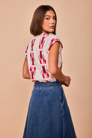 Blusa Langostas rojas de Smile