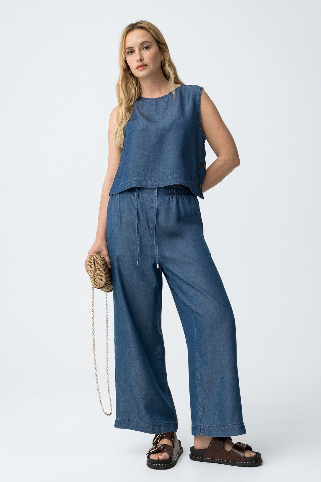 Pantalón Francesca vaquero de Tiffosi