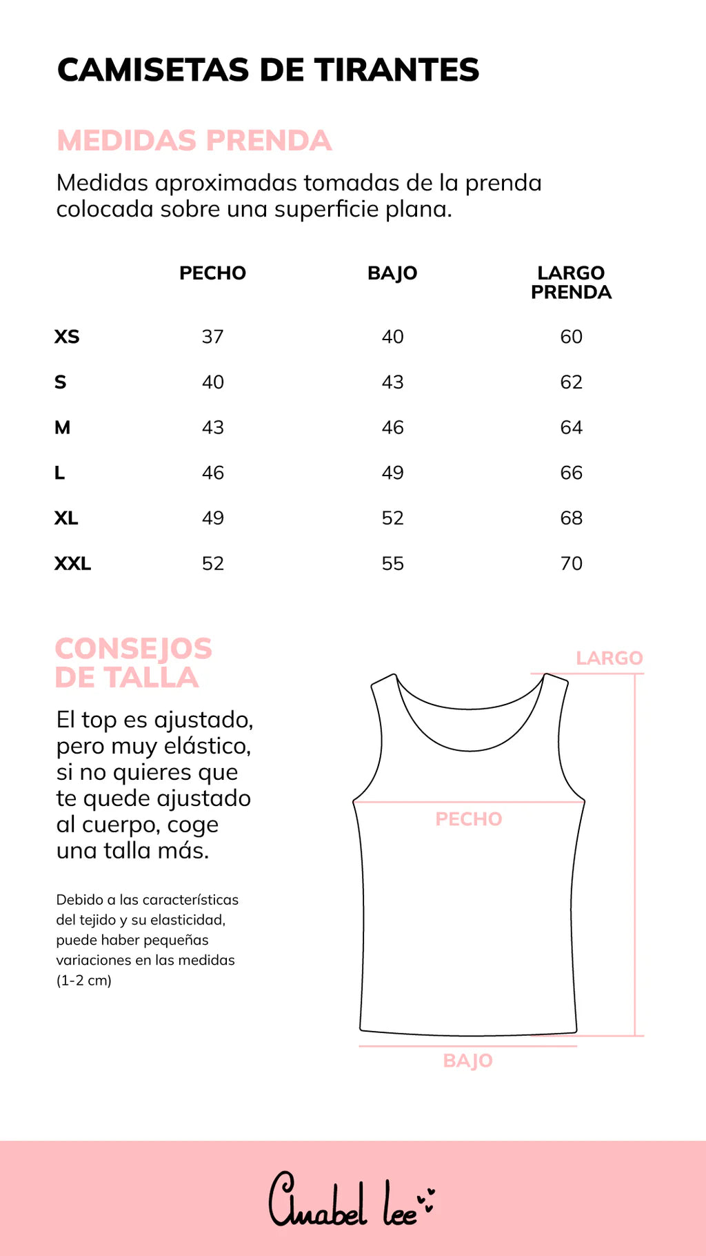 Top tirantes blanco de Anabel Lee