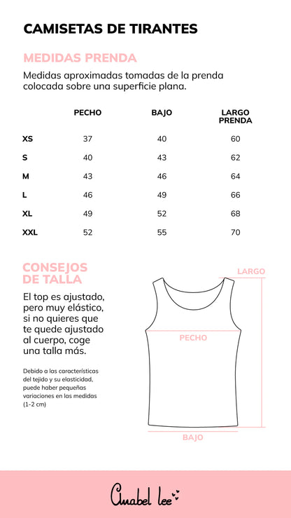 Top tirantes blanco de Anabel Lee
