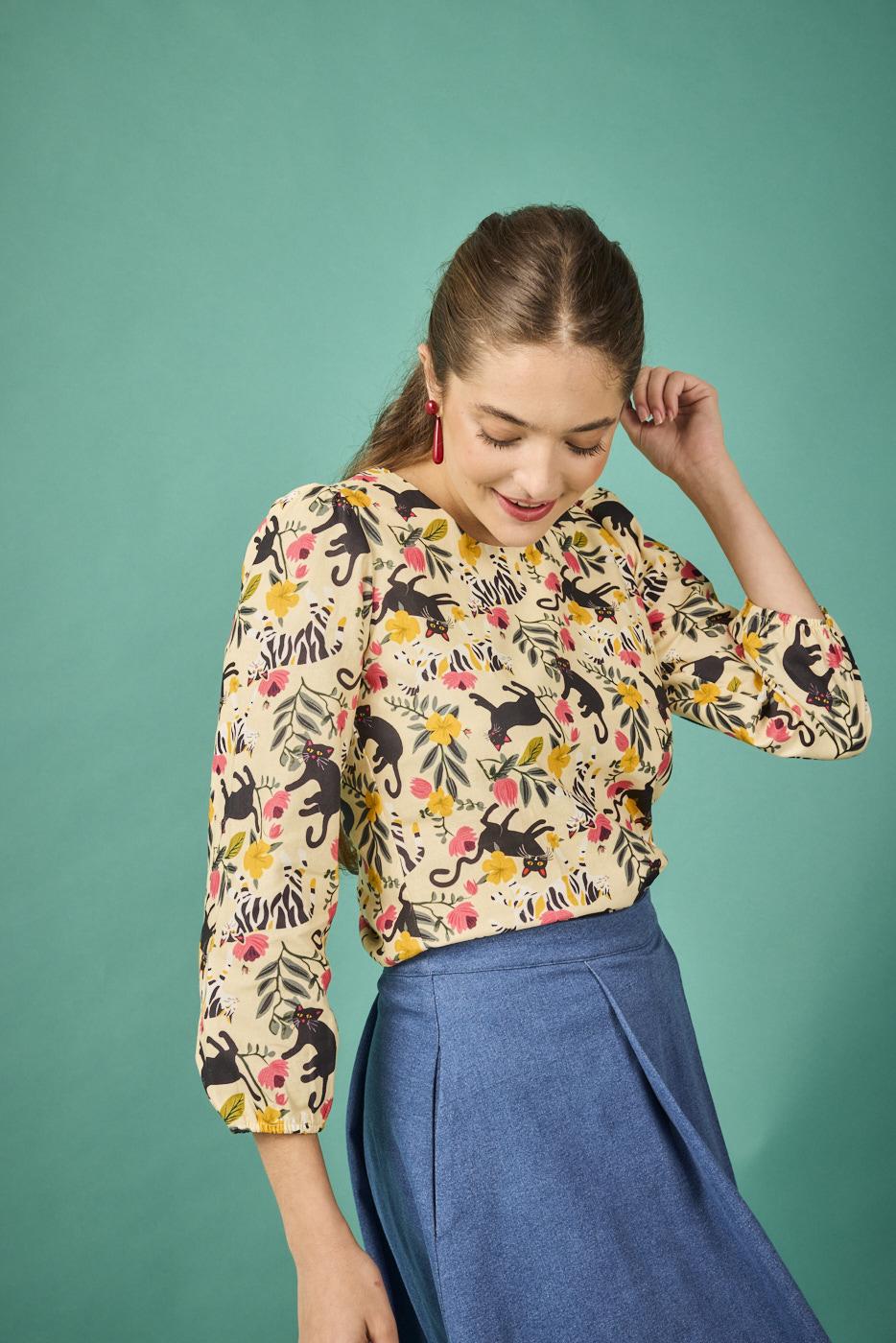 Camisa Berna Gatos de Smile Vestidor