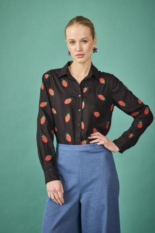 Camisa Budapest negro de Smile Vestidor