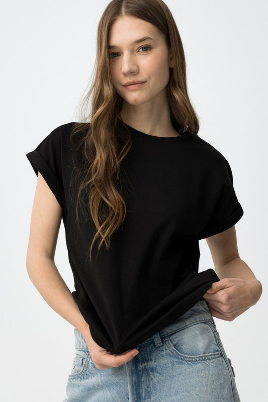 Camiseta Benjie negra de Tiffosi