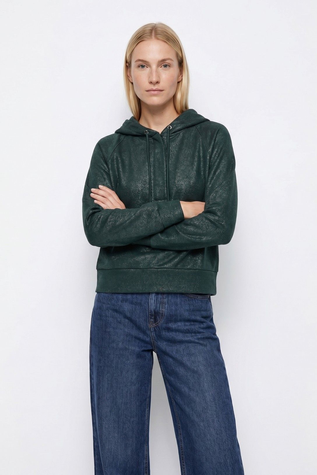 Sudadera Camila verde de Tiffosi