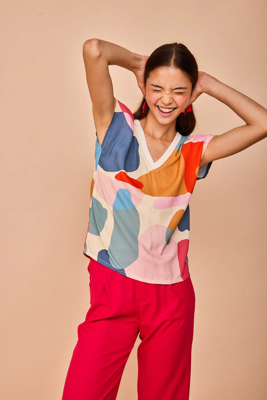 Blusa Concha Multicolor de Smile Vestidor