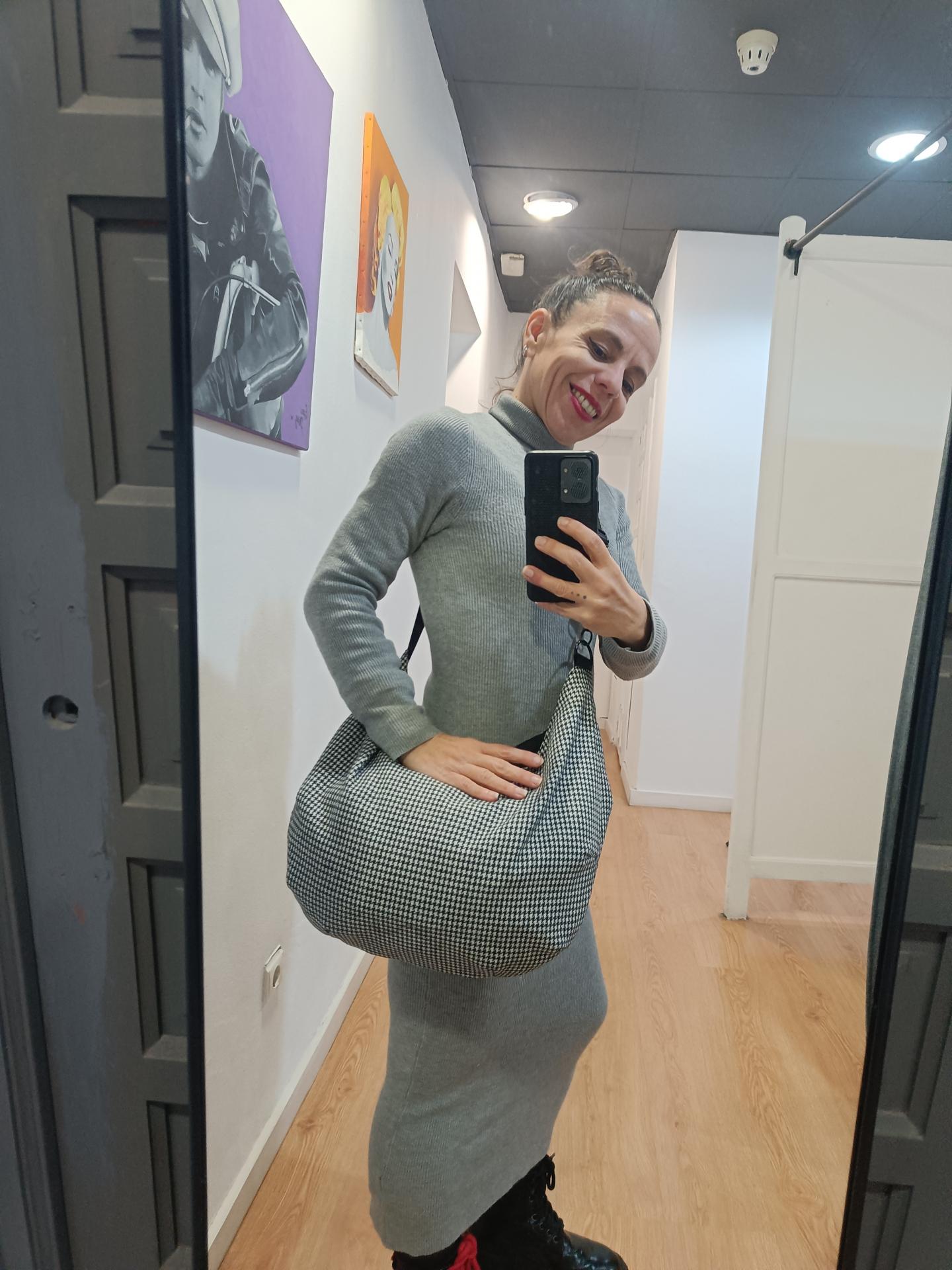 Bolso Bandolera Pata de Gallo Lady Cactus