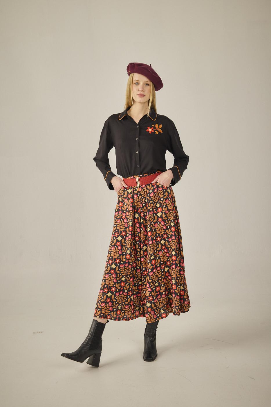 Falda Paris Flor de Smile Vestidor
