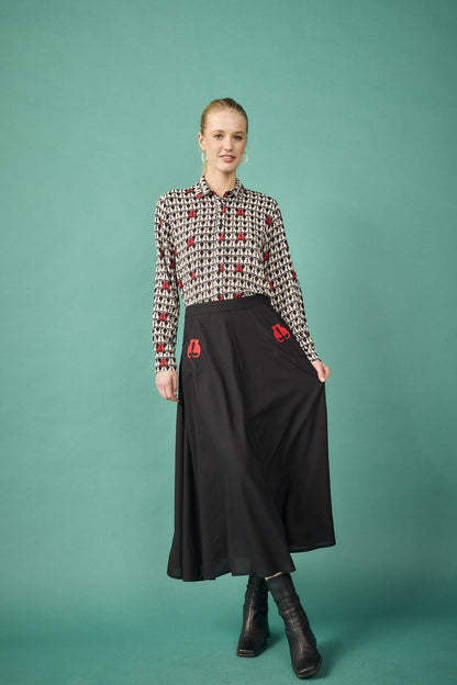 Falda Paris negra de Smile Vestidor