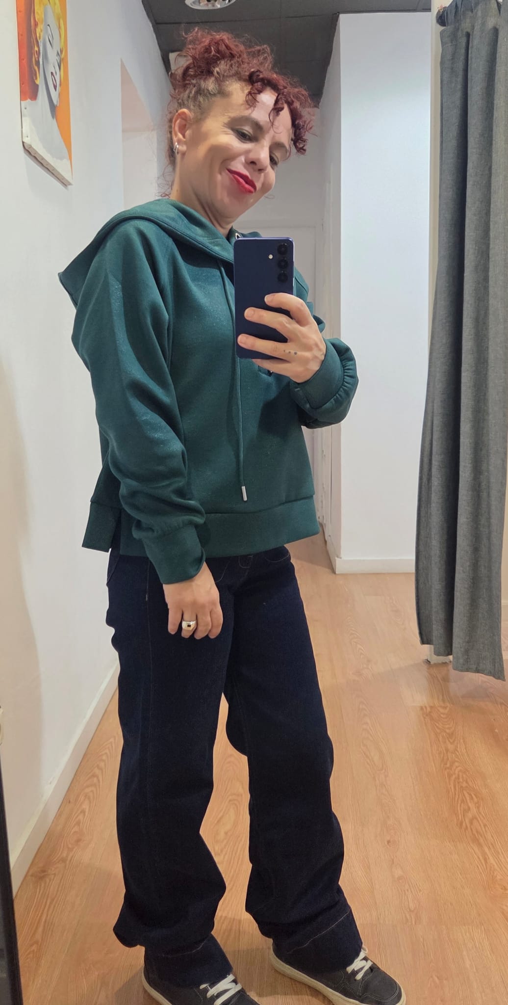 Sudadera Camila verde de Tiffosi