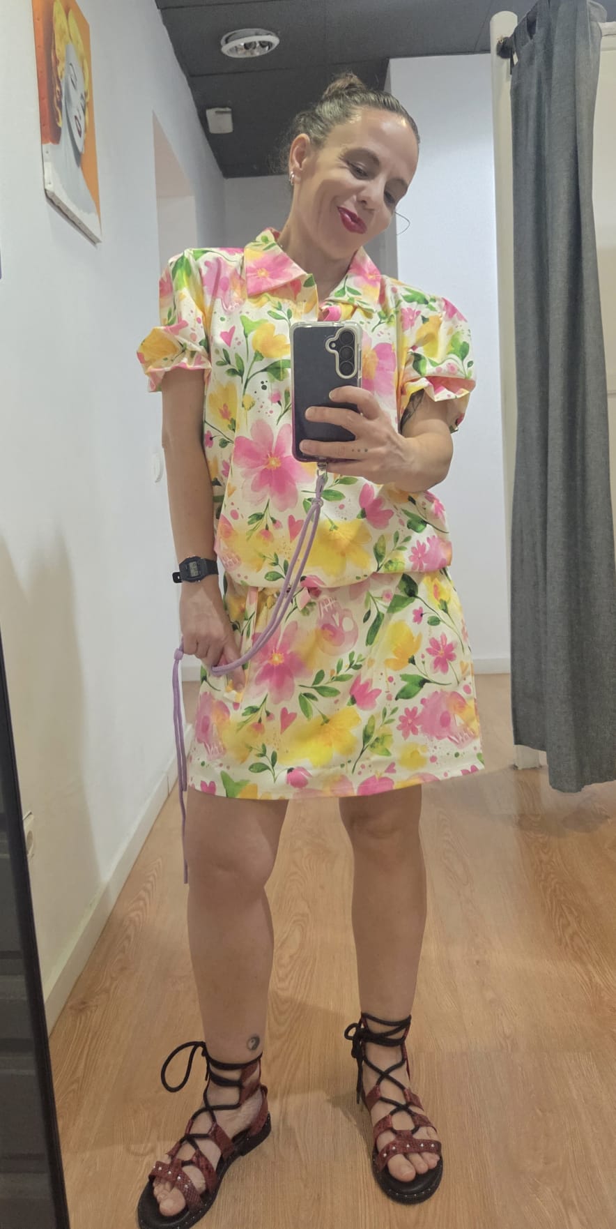 Vestido Floral "Salma" de Aire Retro