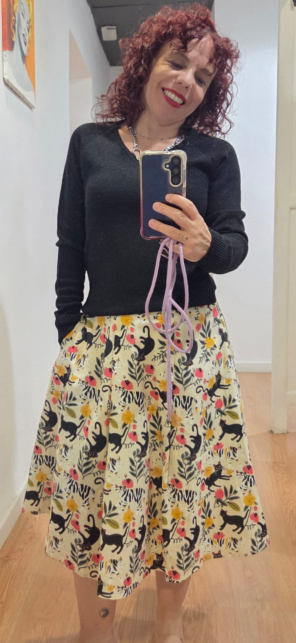 Falda Kiev Gatos de Smile Vestidor
