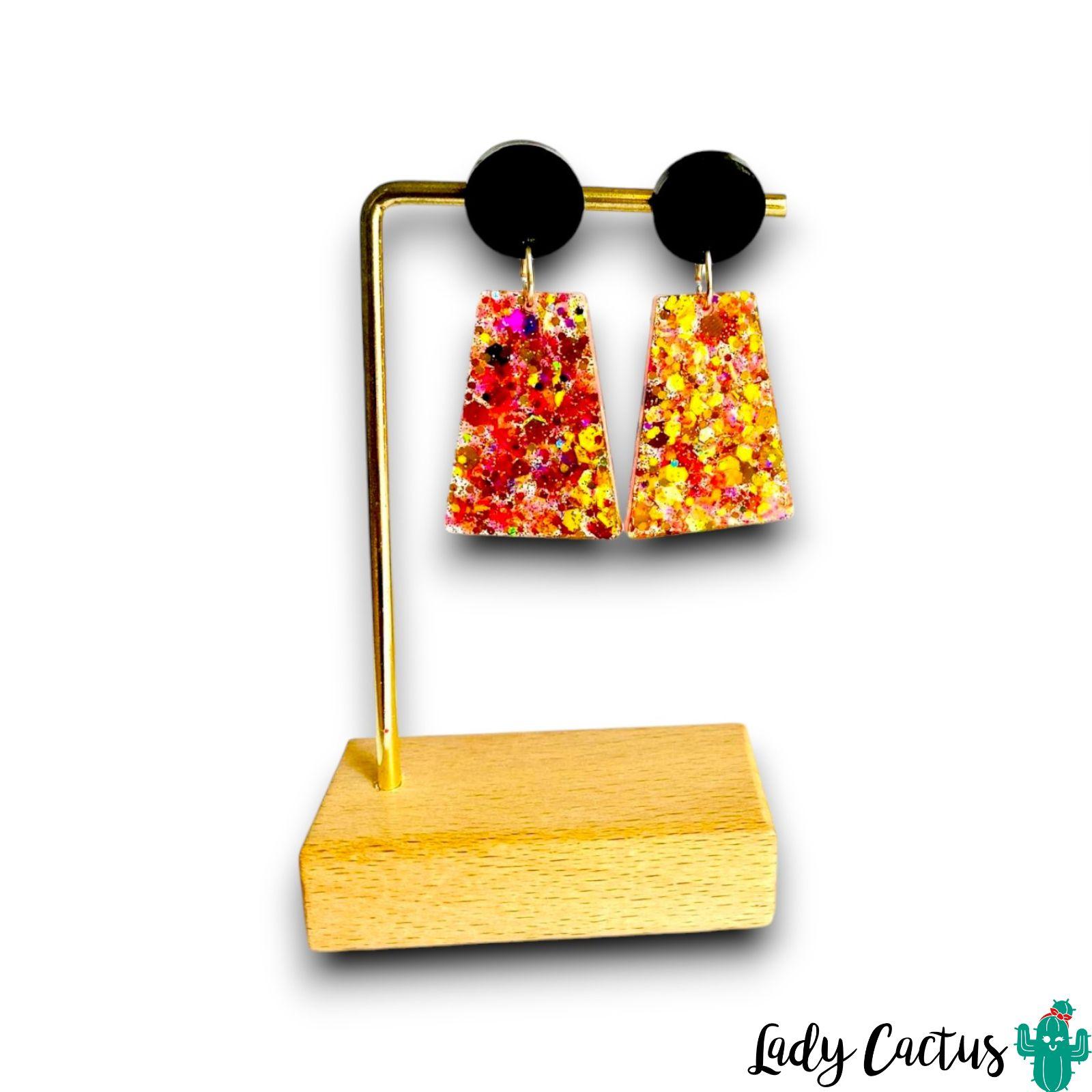 Accesorio de moda original para mujer color naranja vibrante