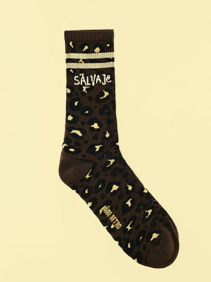 Calcetines de mujer con estampado creativo y moderno.