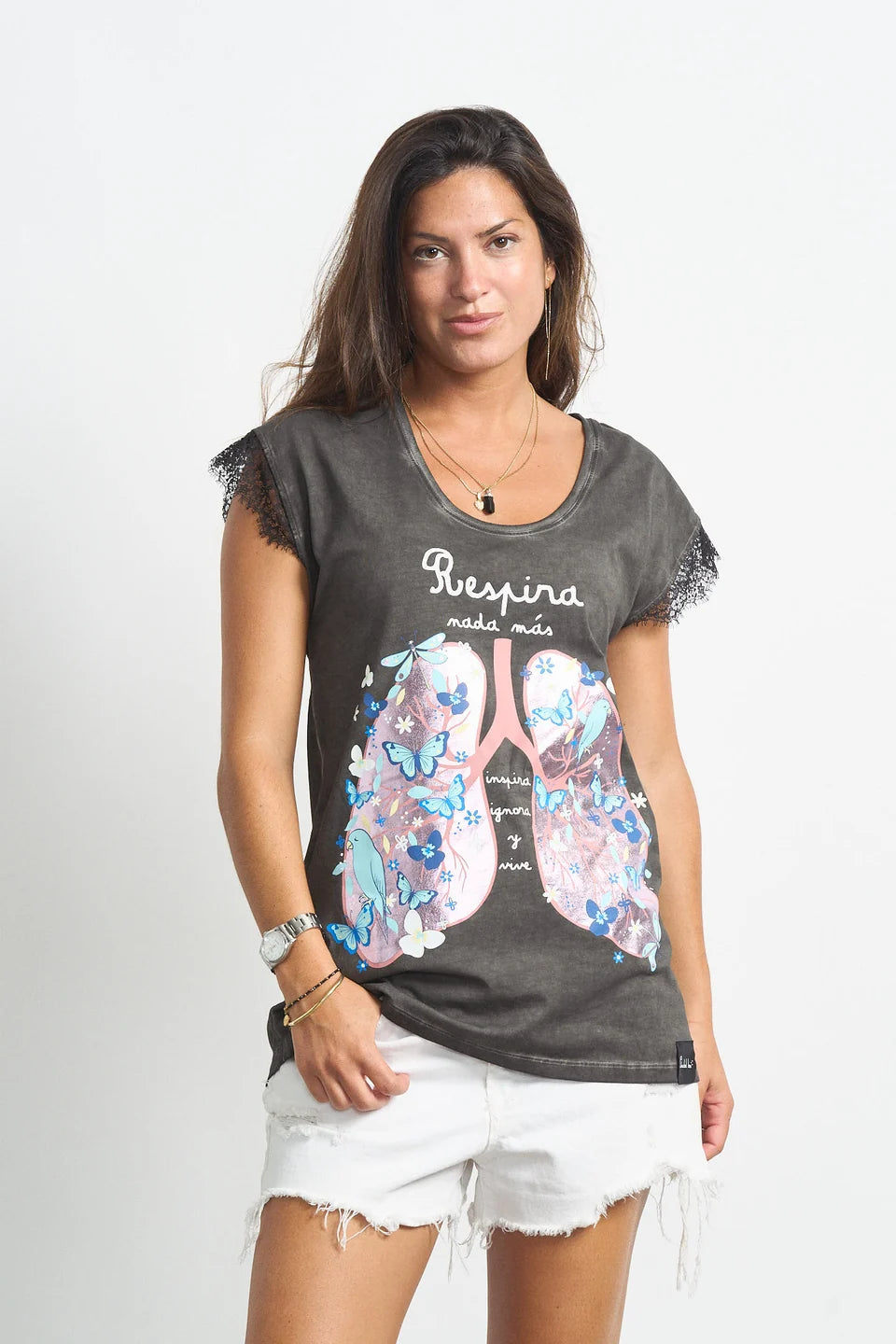 Camiseta Respira de Anabel Lee