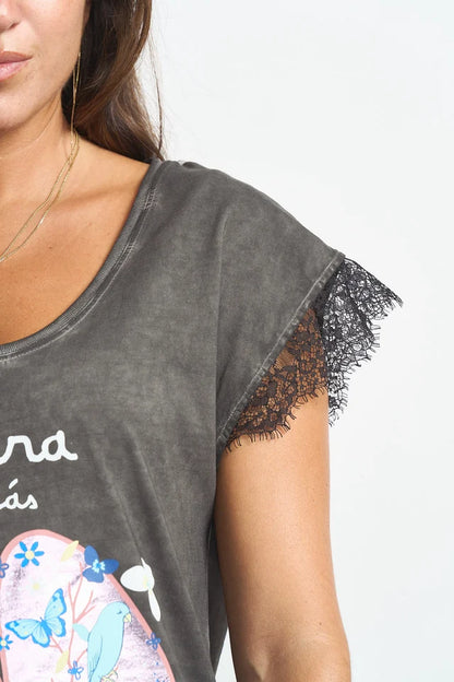 Camiseta Respira de Anabel Lee