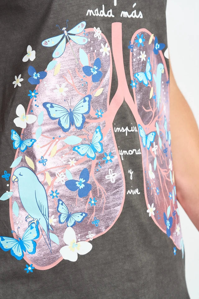 Camiseta Respira de Anabel Lee