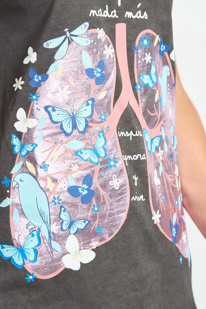 Camiseta Respira de Anabel Lee