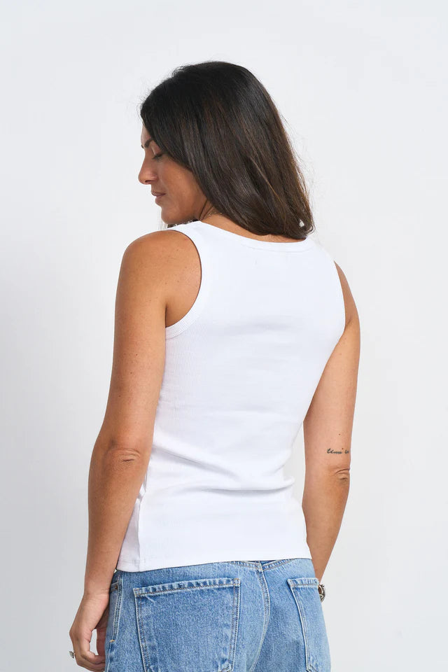 Top tirantes blanco de Anabel Lee