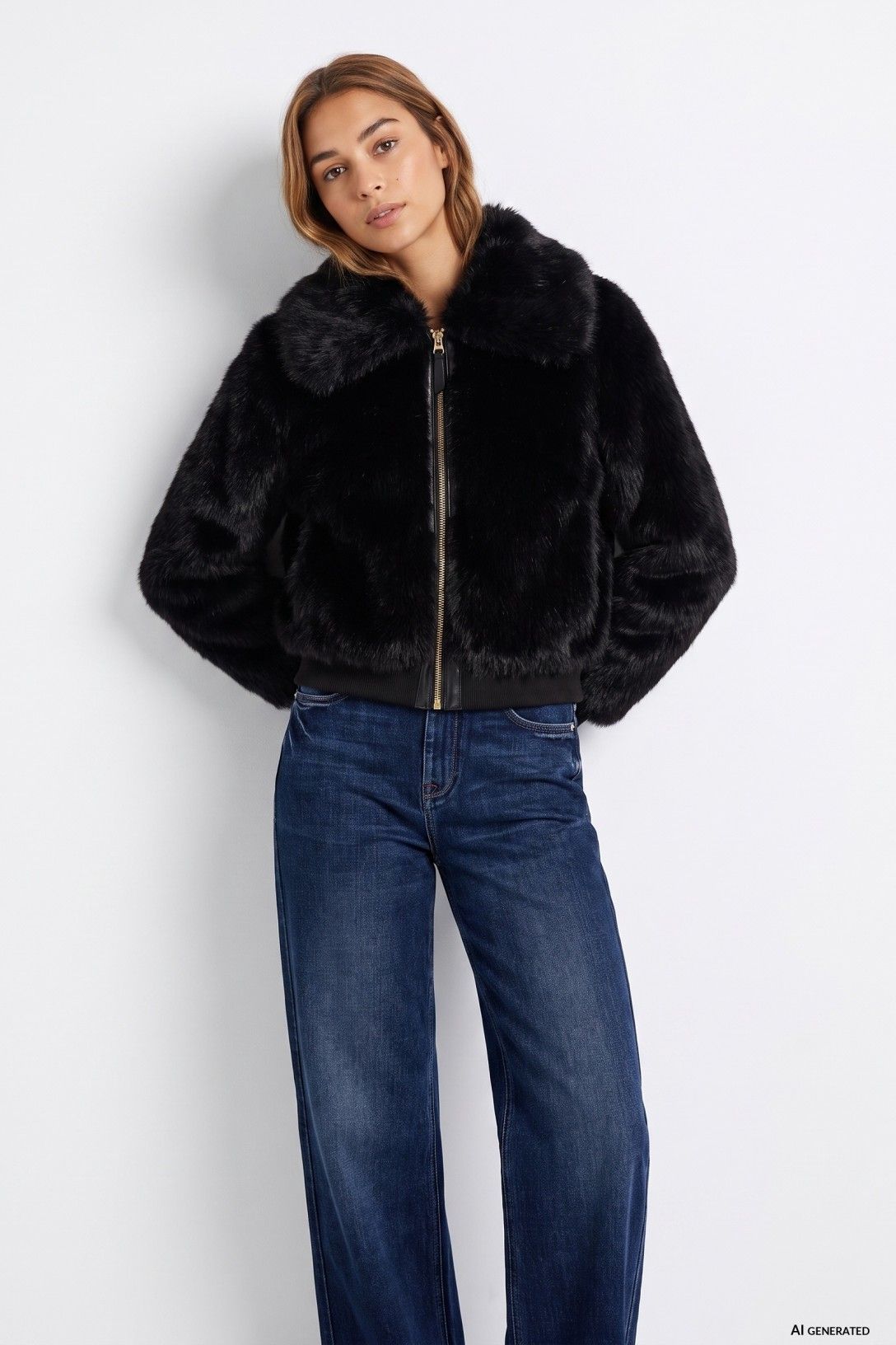 Chaqueta Animalo Negra de Tiffosi