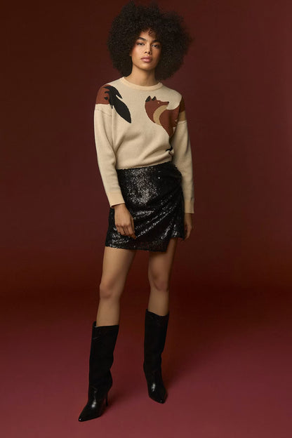 Black sky skirt