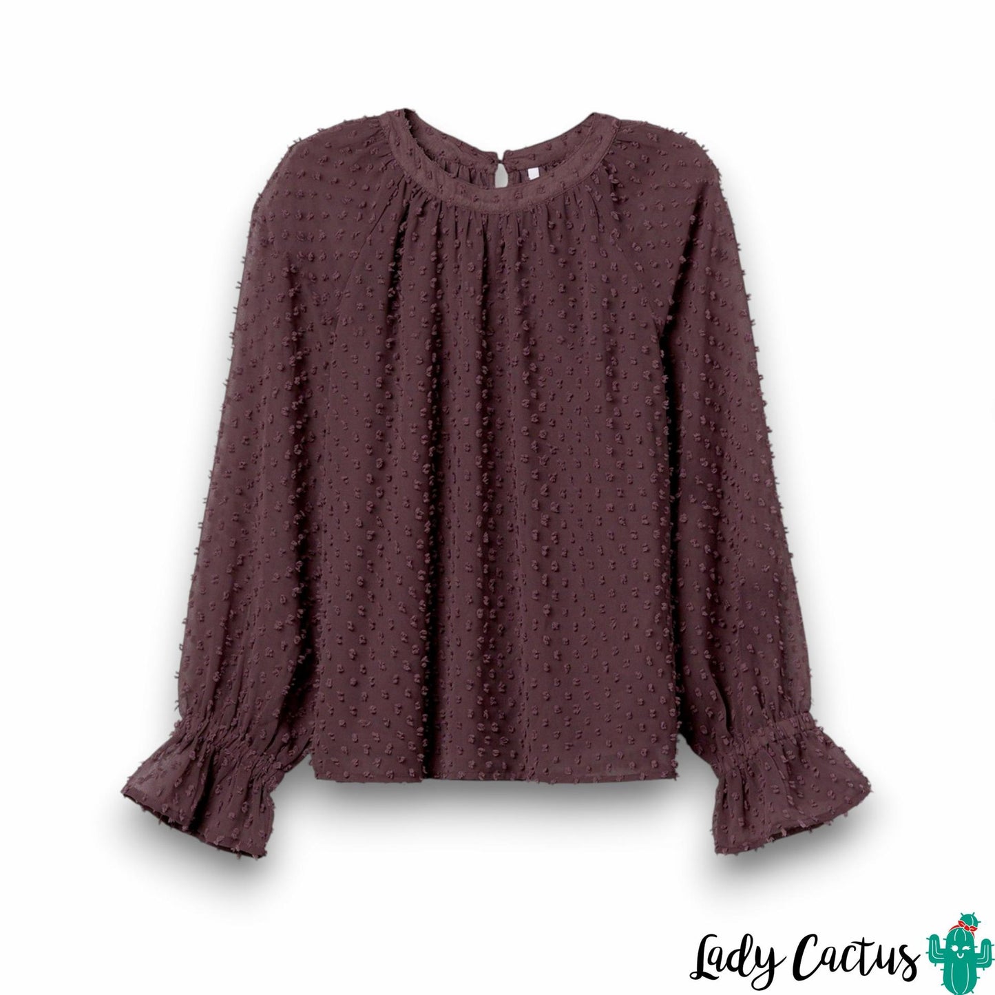 Blusa Laurinda de Tiffosi en plumeti hierro