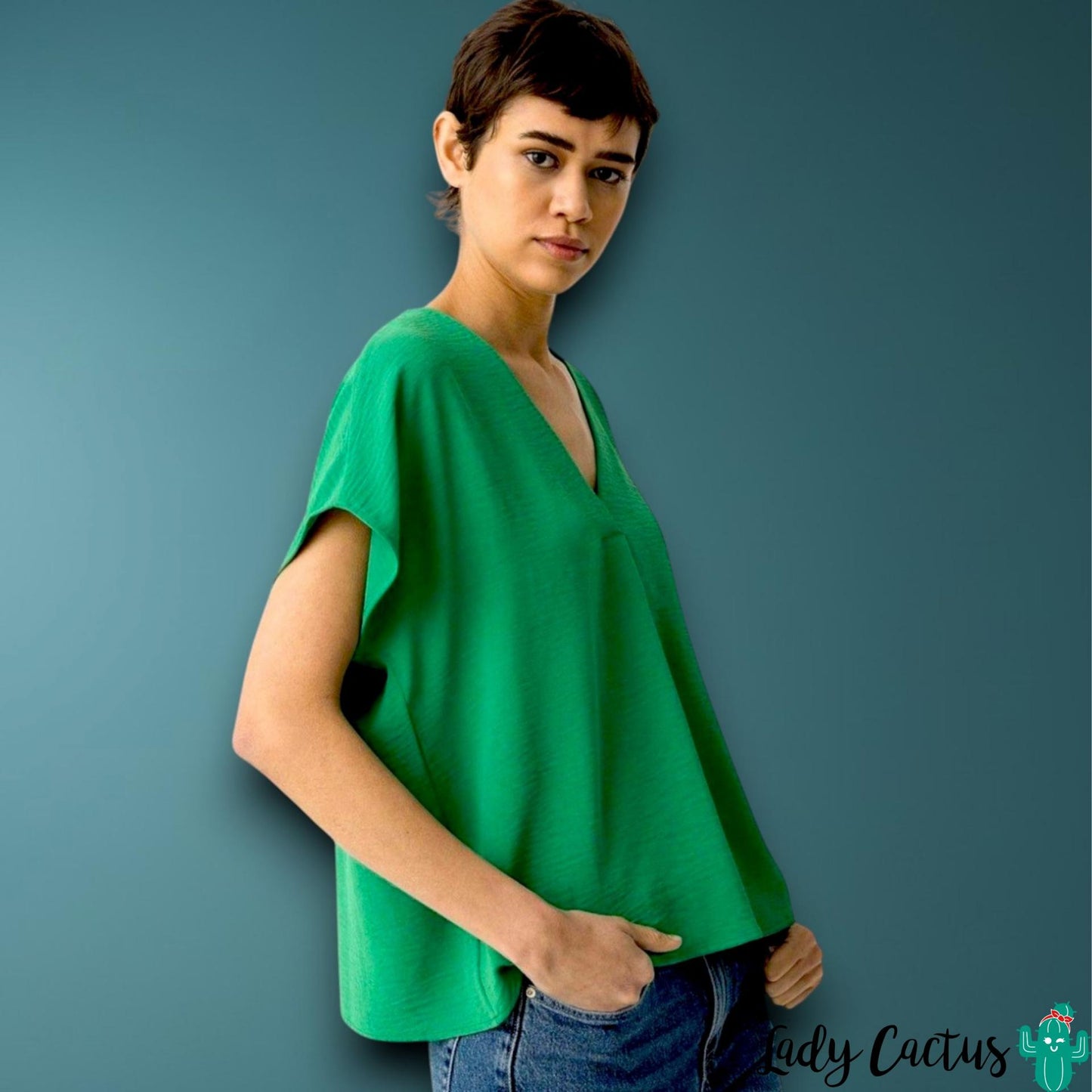 Blusa Maxine Verde - Tiffosi
