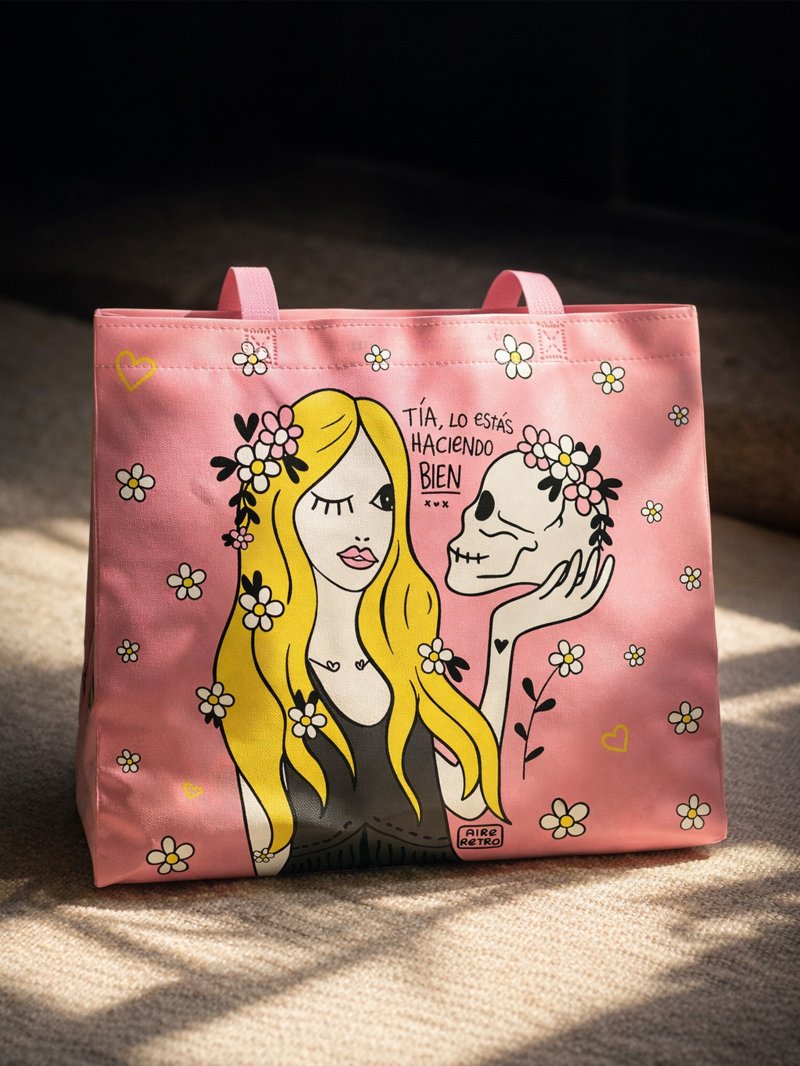 Bolsa grande haciendo bien de Aire Retro