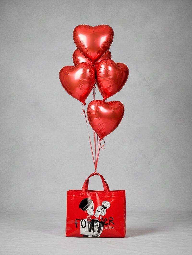 Bolsa de compra reutilizable con acabado brillo de Lady Cactus