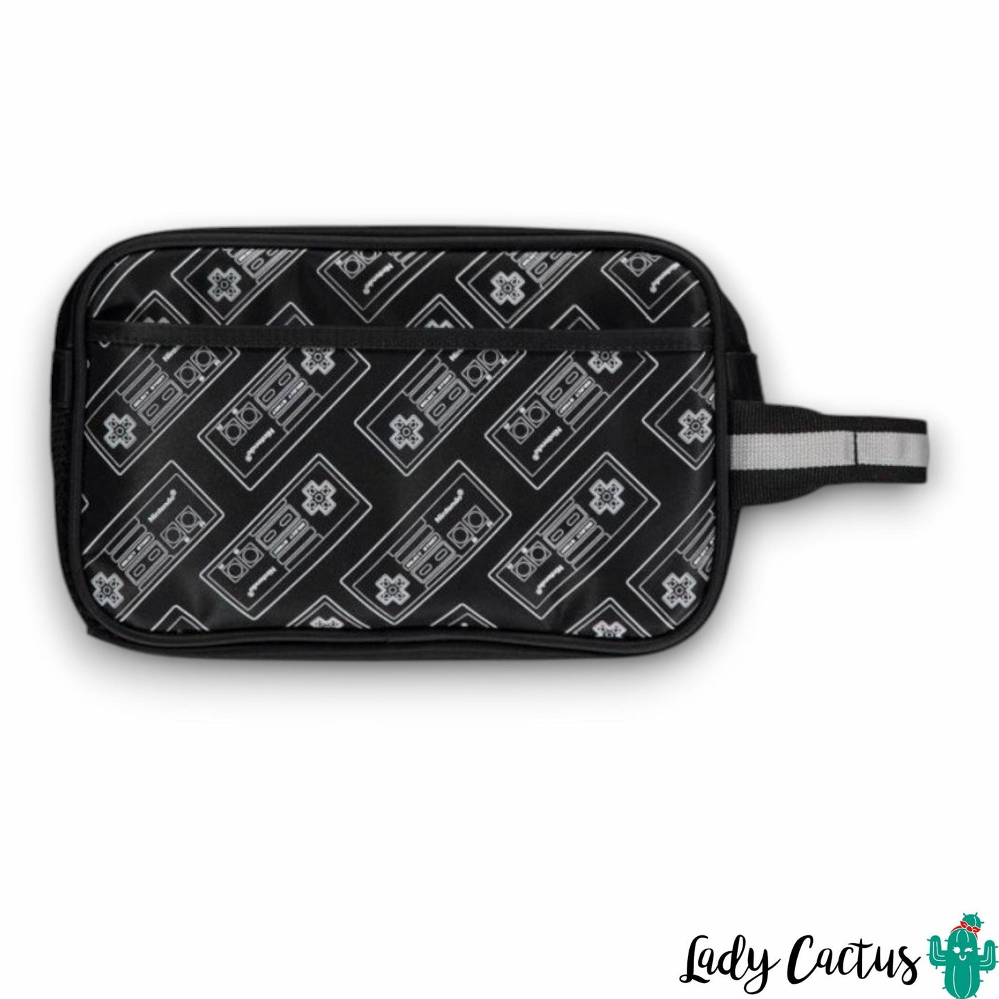 Organizador de baño con diseño de mando y consola Nintendo clásica