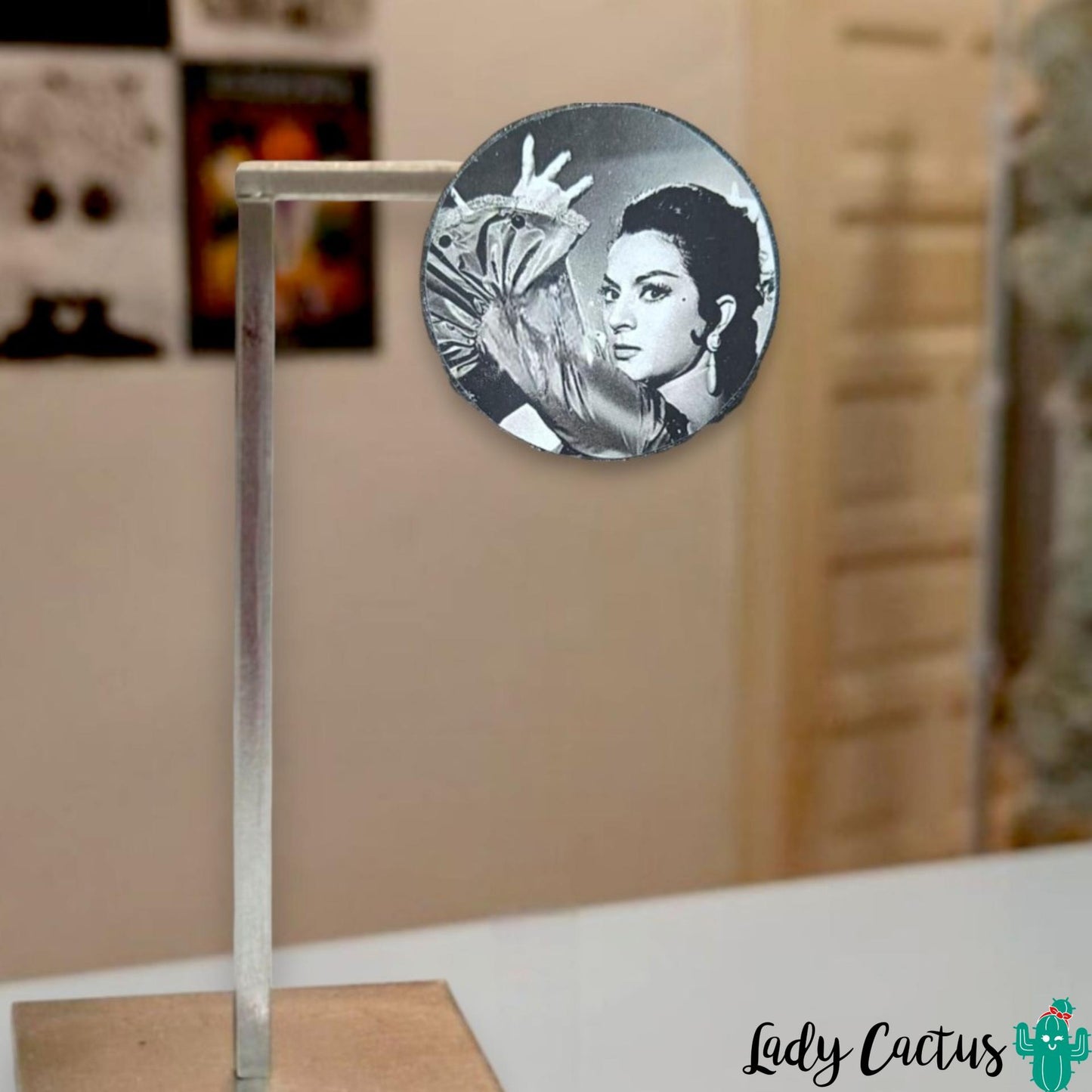 Broche Lola Flores Redondo Flamenca Soy Colorearte