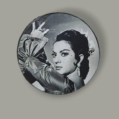 Broche Lola Flores Redondo Flamenca Soy Colorearte