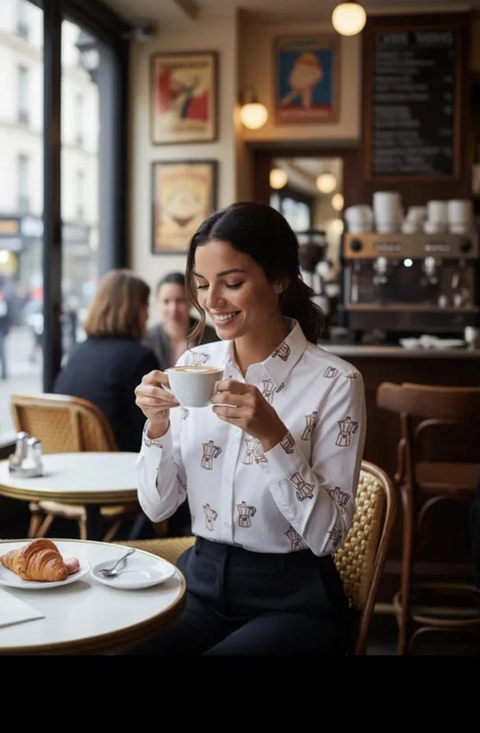 Camisa Budapest Café de Smile Vestidor