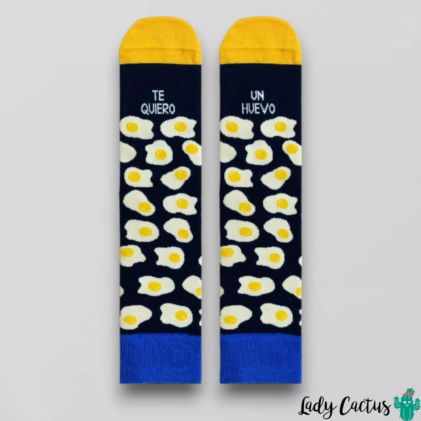 Calcetines Te Quiero Un Huevo Blue UO