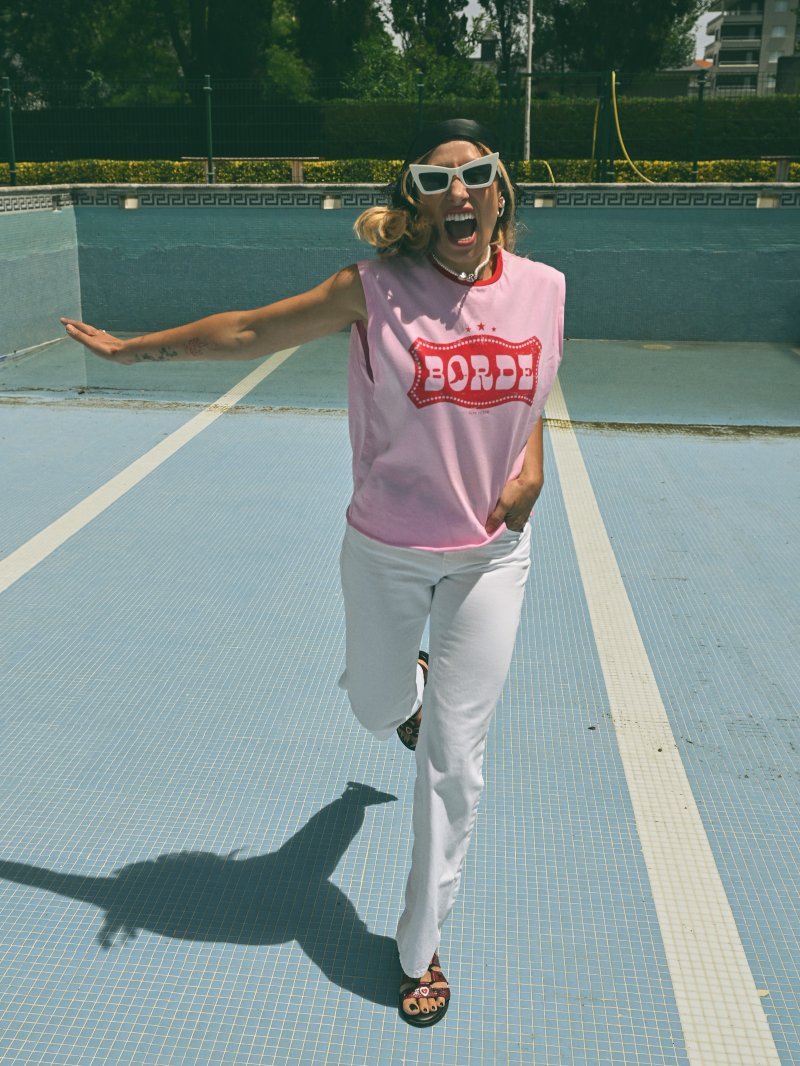 Camiseta "Borde" de Aire Retro