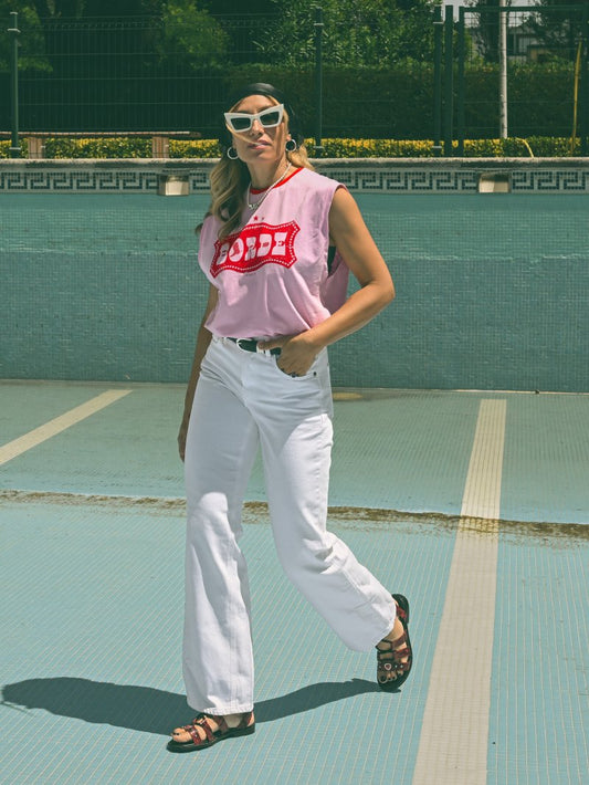 Camiseta "Borde" de Aire Retro