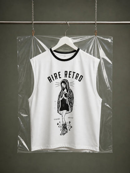 Camiseta "Guadalupe" blanca de Aire Retro