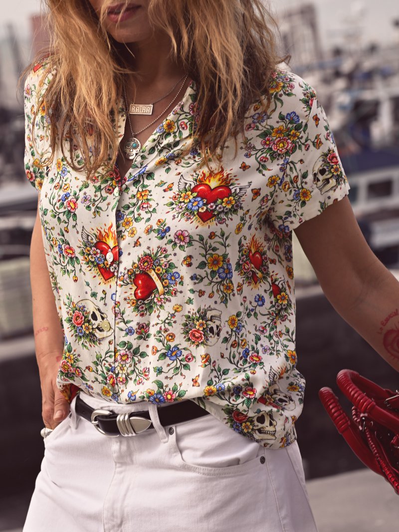 Camisa Agnes de Aire Retro