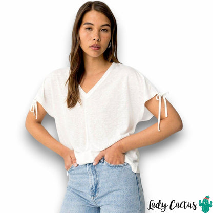 Camiseta Tiffosi en blanco fresco para combinar con todo